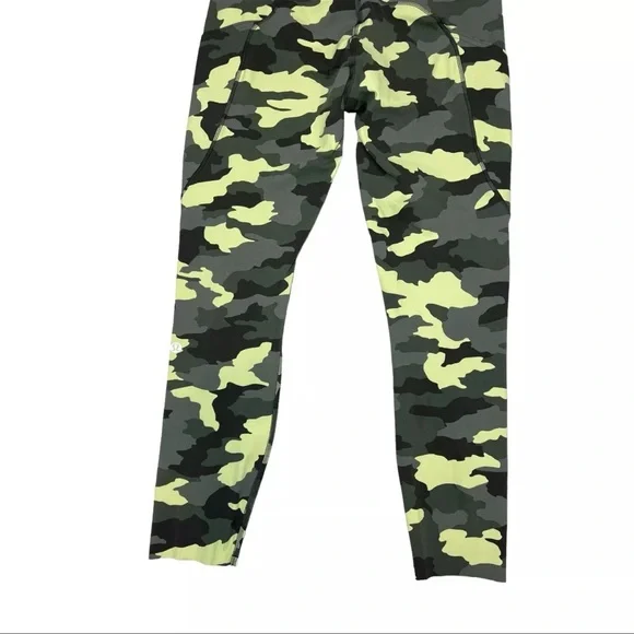 ⚡️SOLD⚡️Lululemon Fast Free High-Rise Crop Tight Leggings Camo Crispin Green - Picture 10 of 15